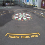 Netball Sports Markings in St Johns 1