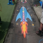 Tennis Courts Line Markings in Bwlch 10