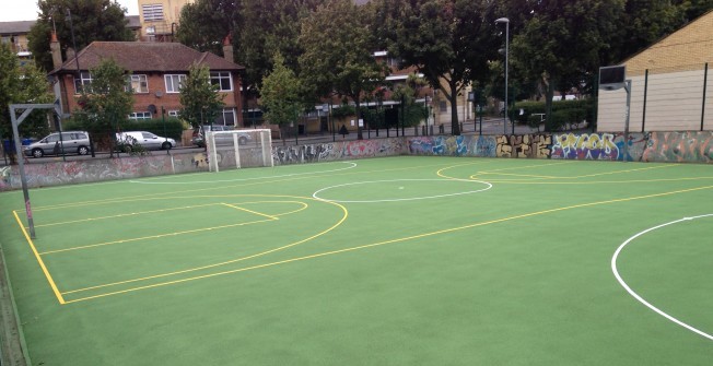 MUGA Basketball Surfacing in Church End