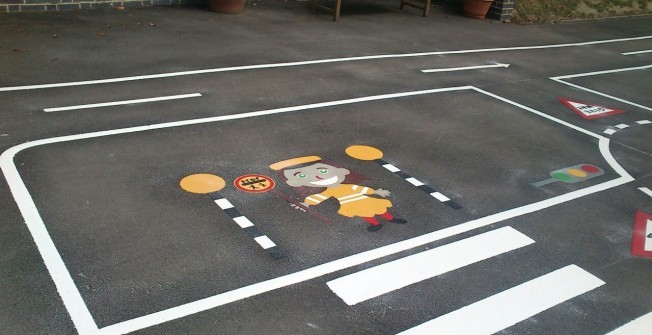 Playarea Markings Repainting in Aston le Walls