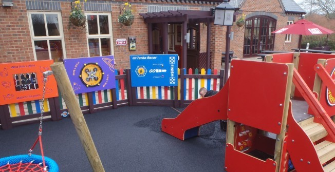 Wall Games for Play Areas in Woodend