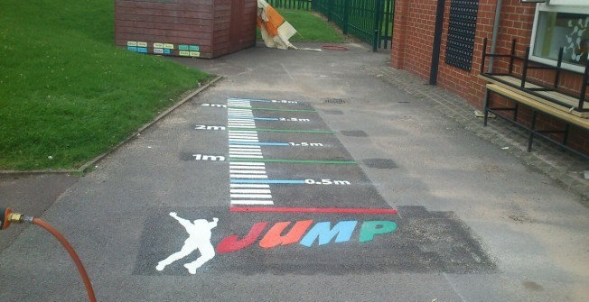 Recreational Playground Markings in Audley End