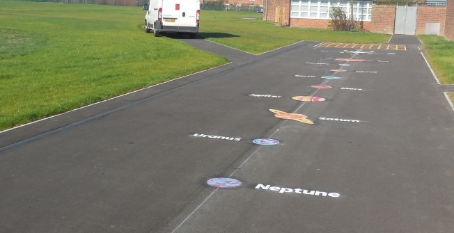 Playground Markings for Schools in Newtown